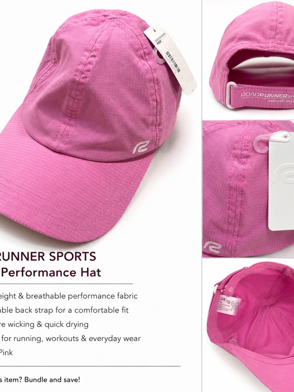 Roadrunner Sports Women's Pink Performance Hat